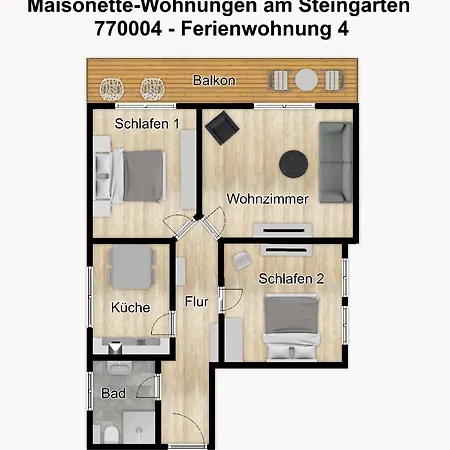 Maisonette-wohnungen Am Steingarten - 4 *